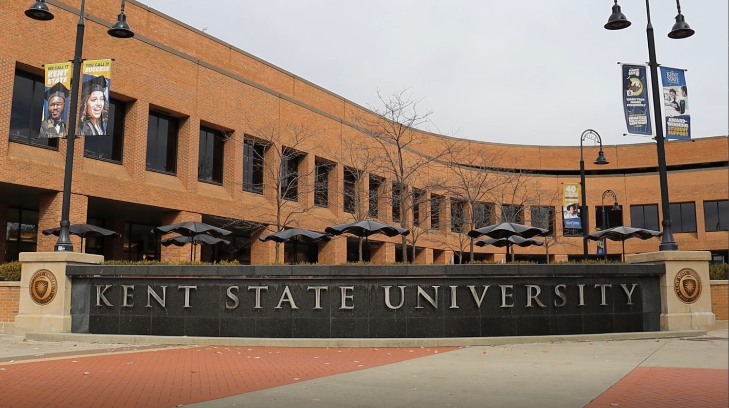 Early Snow Strikes at Kent State University Broadcast Reporting