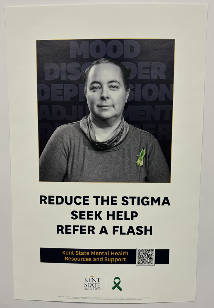 Mental health poster at Franklin Hall